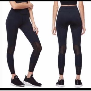 Good American Black Power Mesh Leggings Size 5  2XL